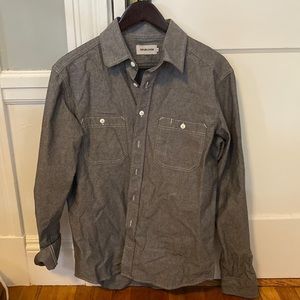 Taylor Stitch California in Charcoal Everyday Chambray Size 40 (M)